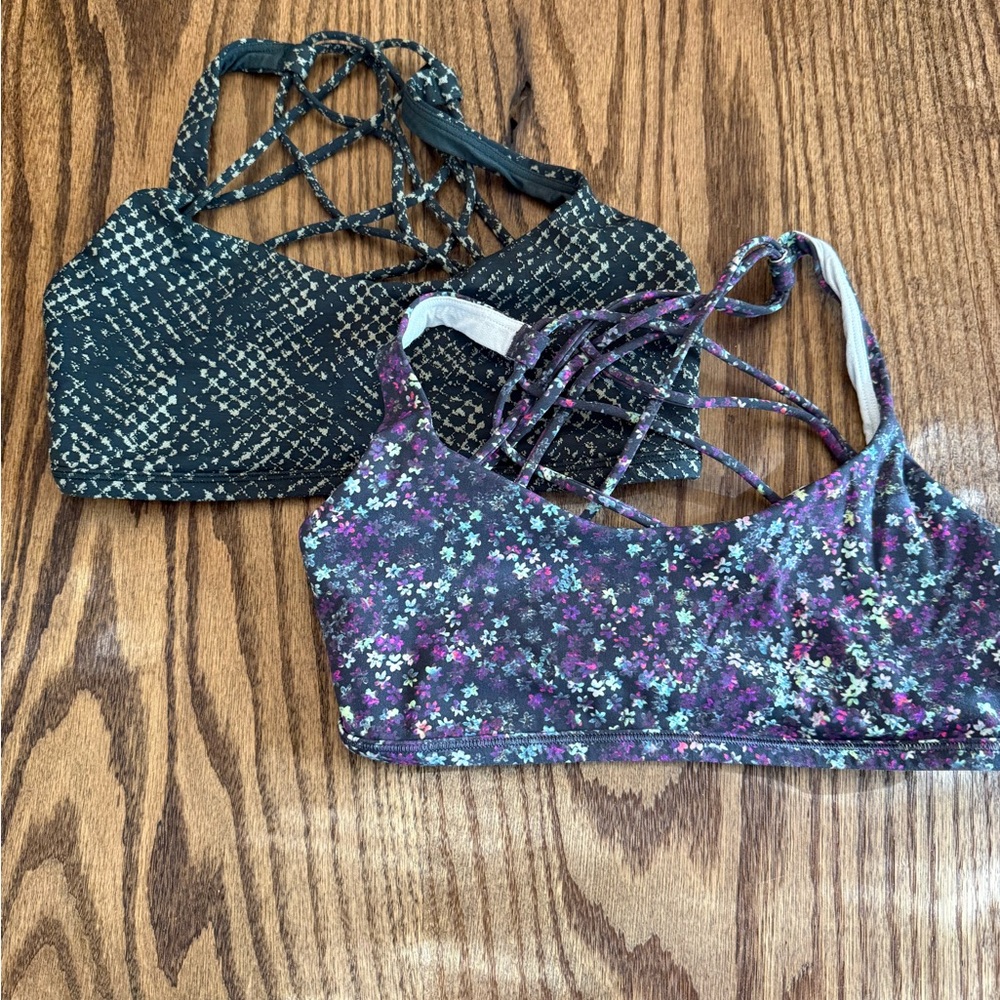 2 Lulu sports bras
